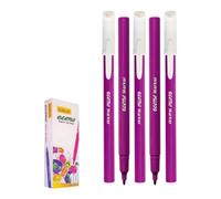 DOLLAR FeltStic Writing Pens, VIOLET, Pack of 50, Fine Point, Smooth Writing, Ideal for Colour Draw Sketch Mark Fine Line Pens, School Office Home Use