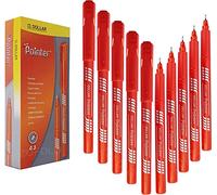 DOLLAR Fineliner Pens, ORANGE, 0.3mm Ultra Fine Felt Tip, Pack of 10, Precise Writing, Write Draw Sketch Colour Mark Fine Line Pens