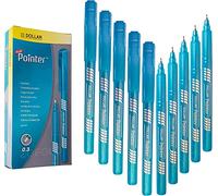 DOLLAR Fineliner Pens, TURQUOISE, 0.3mm Ultra Fine Felt Tip, Pack of 20, Precise Writing, Write Draw Sketch Colour Mark Fine Line Pens