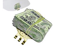 Dollar Golf Ball Mark - Magnetic Golf Ball Marker with Hat Clip, Secure Grip Magnet, Lightweight Pocket Marker | Ideal for Greens, Hats, Caps, Practice, Games, Tournaments