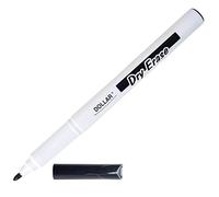 DOLLAR I Dry Erase Everyday Use Whiteboard Marker Pens Easy Wipe School Office Business (1 x 1.0mm Medium BLACK Pen)