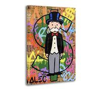 Dollar Mr Alec-Monopolys Man Poster Decorative Painting Canvas Wall Posters And Art Picture Print Modern Family Bedroom Decor Posters 12x18inch(30x45cm)
