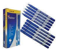 DOLLAR Pointer Fine Line Fineliner Pens Writing Pack Write Sketch Draft Draw (10 x 0.3mm Felt Tip BLUE Pens + 3 x ZOFAX Gelo Gel Black Pens)