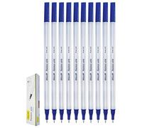 DOLLAR PointerStic Fineliner Pens, BLUE, Fine Point (0.3mm), Pack of 10, Precise Write Draw Sketch Colour, Ideal for Artists Architects Technical Drawing