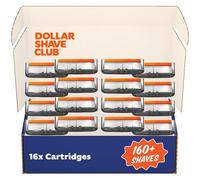 Dollar Shave Club | 6 Blade Club Series Razor Refill Cartridges, 16 Count | Precision Cut Stainless Steel Blades with a Built-in Trimmer Blade | NOT COMPATIBLE WITH HERITAGE/EXECUTIVE RAZOR HANDLES