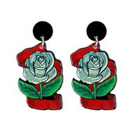 Dollar Sign Earrings for Women Unique Funny Lightweight Acrylic Retro 100 Dollar Bill Money Symbol Simulated Paper Cash Dangle Drop Statement Earrings Jelwery Gifts, Acrylic, No Gemstone