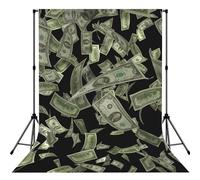 Dollar Sign Money Print Backdrop Background for Photography Portrait Photoshoot,Photo Studio Prop and Party
