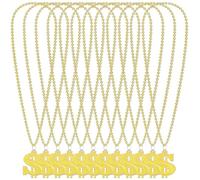 Dollar Sign Necklaces Plastic Necklaces for Kids Bling on Dollar Necklace Gangsta Hip Hop Casino Theme, Resins and plastics, resins and plastics