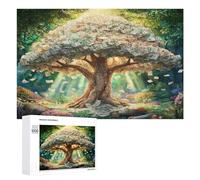 Dollar Tree 1000 Piece Jigsaw Puzzles All Ages Money Tree Jigsaws Evening Wind-Down Activity Challenging Home Decor Stress Relief 1000 PCS
