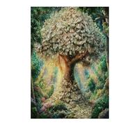 Dollar Tree 300 Piece Jigsaw Puzzle for Adults Money Tree Weekend Hobby Creative Challenge No Duplicate Pieces Ideal Retirement Gift 300 PCS