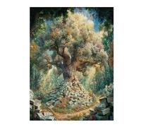 Dollar Tree 500 Piece Count Premium Jigsaw Puzzle Money Tree Teen Fans 14-18 Yrs Brain Training Ultra Difficult Leisure Adventure Valentines Wooden Cardboard 500 PCS