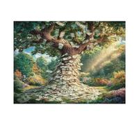 Dollar Tree 500 Piece Jigsaw Puzzle for Adults Money Tree Snow Day Activity Indoor Fun No Dust Pieces Great Gift for Neighbors 500 PCS