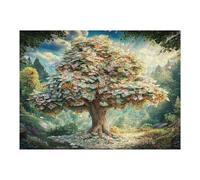 Dollar Tree 500 Piece Jigsaw Puzzle for Adults Teens Money Tree Jigsaw After Work Leisure Brainteasing Puzzle for Colleagues Stress Buster 500 PCS