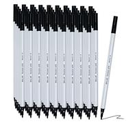 DOLLAR XMed Colouring Felt Tip Pens, BLACK, Medium Point (1.0mm), Pack of 50, Perfect for Writing Drawing Sketching Marking, Ideal for School Office Home Use