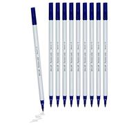 DOLLAR XMed Colouring Felt Tip Pens, BLUE, Medium Point (1.0mm), Pack of 10, Perfect for Writing Drawing Sketching Marking, Ideal for School Office Home Use