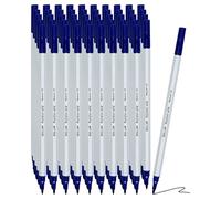 DOLLAR XMed Colouring Felt Tip Pens, BLUE, Medium Point (1.0mm), Pack of 50, Perfect for Writing Drawing Sketching Marking, Ideal for School Office Home Use
