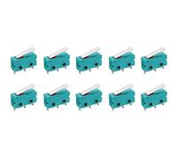 DollaTek 10Pcs KW4-3Z-3 Straight Shank 3D Pritner 3pin Micro Endstop Switch Limit SS-5GL