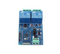 DollaTek 12V Dual Way Bluetooth Relay Module Has Two 12V 10A Relay and One SPP-C Bluetooth Serial Port Subordinated Module Control Relay by APP