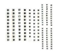DollaTek 130pcs/Set 13 Values SMD Aluminum Electrolytic Capacitor Assorted Kit 1uF-220uF