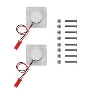 DollaTek 2-Pack 30mm Silent Brushless Cooling Fan For Raspberry Pi 5/4b/3b+/3b/2b+ 5v Dc Ultra-Quiet Fan With Blue Lcd Noise 18db Mounting Screws Included