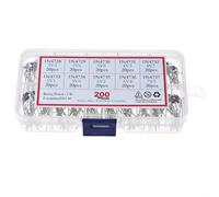 DollaTek 200PCS 10Value (1N4728 1N4729 1N4730 1N4731 1N4732 1N4733 1N4734 1N4735 1N4736 1N4737) 1W Zener diode Assorted Kit Set + Plastic Box
