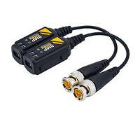 DollaTek 2Pair AHD/TVI/CVI/CVBS Cable Connectors Coaxial Analogue BNC to Network Cable 8MPVideoB for 4K 720P / 960P / 1080P / 3/4/5 / 8MP Security Cameras