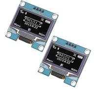 DollaTek 2Pcs 1.3" IIC I2C Serial 128x64 SSH1106 OLED LCD Display LCD Module for Arduino AVR PIC STM32 - White font