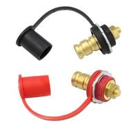 DollaTek 2pcs 20mm Battery Charger Post Battery Jump Post Jumper Terminals Work for Auto,Truck,Boat,RV and etc