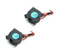 DollaTek 2Pcs 3D Printer Cooling Fan DC 12V for Cooler Heatsinks Black