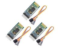 DollaTek 3Pcs Wireless Bluetooth Transceiver Modul Slave and Master with 6 set cable for Arduino