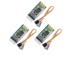DollaTek 3Pcs Wireless Bluetooth Transceiver Modul Slave and Master with 6 set cable for Arduino