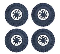 DollaTek 4Pcs 1.9inch Simulation climbing car pneumatic tire for D90 SCX10 CC01 90027 90028 90021 90022