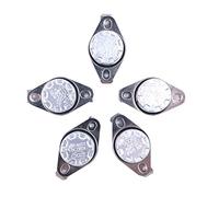 DollaTek 5-Pack KSD301 55 Degrees Centigrade Thermostat Thermal Control Switch 250V 10A Normally Closed NC Thermostat Temperature Switch