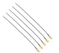DollaTek 5pcs 20cm/7.8" U.FL Mini PCI to Reverse Polarity SMA Pigtail Antenna WiFi Cable IPEX to SMA Female Pigtail Cable WiFi Adapter FPV Antenna Transmitter - Outer spiral inner needle