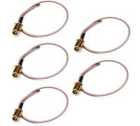 DollaTek 5PCS SMA Cable RG178 Cable Coax Connector WiFi Antenna Adapter cable SMA kit Low Loss FPV Adapter cable - IPEX to SMA Female 20CM
