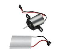 DollaTek Fireplace Fan Replacement Motor with Electricity Generator Heat Powered Stove Fan Accessories for 4 Blade Heat Powered Stove Fan Wood/Wood Burner