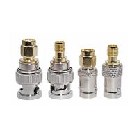 DollaTek four-piece set Coaxial RF connector BNC to SMA connector SMA to BNC adapter