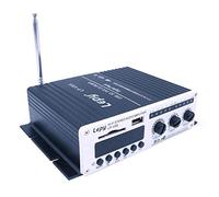 DollaTek LP-V9S 2 x 20W 2CH Hi-Fi Stereo Digital Amplifier with 3A power supply for DVD CD FM MP3 - Black