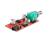 DollaTek MAX4410 Headphone Amplifier Board - Red - Solid State - DC Power Supply - Compatible with All Devices - 80mW Output - 3.5mm & 6.35mm Jack Connectors