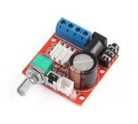 DollaTek Mini 2.0 Hi-fi Electronic Stereo Audio Assembled Amplifier Portable AMP 10W+10W 2 Channel Class-D DC 12V Digital Booster Amplifier Board Module for CD MP3 MP4 PC Speaker