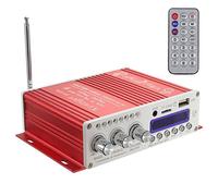 DollaTek Mini Bluetooth Hi-Fi Stereo Audio AMP Amplifier Bass Booster MP4 12V Support FM/MP3/TF/USB/DVD for Car Motorcycle Car Auto CD DVD