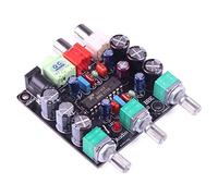 DollaTek Mini XR1075 BBE Tone Adjustment Module DC 10-26V/AC 9-20V Power Supply Bass/Treble/Volume Control 2 Channels for CDs computers phones MP3 MP4 DIY, etc