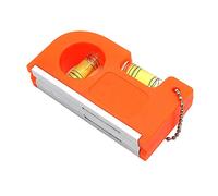 DollaTek Mini zipper spirit level Hanging buckle with chain spirit level Magnetic aluminum alloy balance ruler
