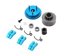DollaTek RC 14T Clutch Bell Shoes Bearings Gear Flywheel Assembly Kit Springs Cone Engine Nut Compatible for HPI HSP Himoto 1/8 RC 21-28cxp Nitro Engine Car