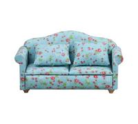 Dollencouch, Miniature Couch - Small Living Room Furniture, Miniature Furniture and Accessories in Scale 1:12, Couch Chair with Cushions for the Room