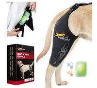 Dollephi Dog Knee Brace for Torn ACL Hind Leg, Hot/Cold Compress for Patella Dislocation or Osteoarthritis, Cruciate Ligament Injuries, for Medium & Large Dogs(Right Leg,XL)