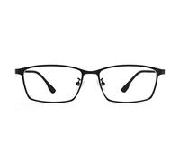 Dollger Blue Light Blocking Glasses for Men Women Anti Glare Computer Glasses with Titanium Frame 2025 Trendy Rectangular Fashion Retro Unisex Spectacles Black