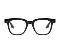 Dollger Blue Light Blocking Glasses Women's Men's Computer Gaming Glasses Blue Light Blocking Glasses Without Lenses Black