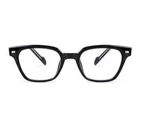 Dollger Blue Light Filter Glasses Women Men Computer Gaming Glasses 99% Blue Light Blocking Glasses Anti-blue light glasses without lenses Black