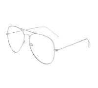 Dollger Clear Lens Glasses Metal Frame Blue Light Blocking Eyeglasses for Women Men Non-prescription